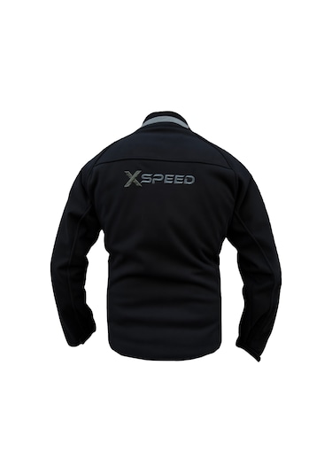 Xspeed Nova Rüzgar Geçirmez ve Suya Dayanıklı Polar Siyah