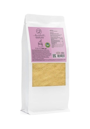 Bonatelli Organik İrmik 500 G