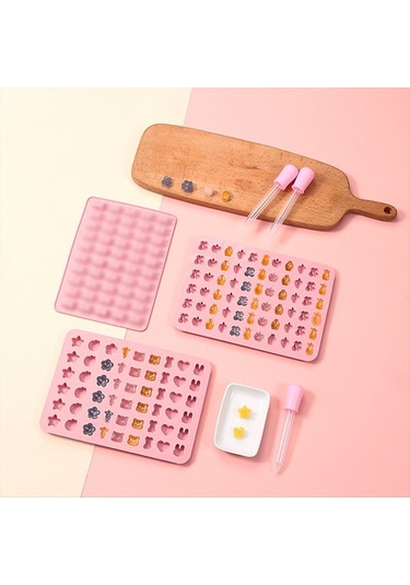 Gildedwill Tatlı Kalıbı Kendin Yap Hayvan Meyve Silikon Kalıbı Kendin Yap Yiyecek Jöle Damla Kalıbı