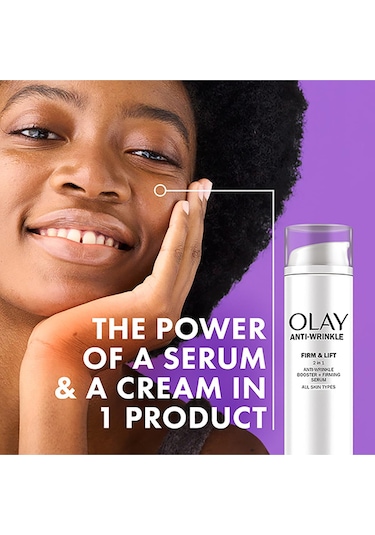 Olay Anti-Wrinkle Firm & Lift 2'si 1 Arada Gündüz Kremi ve Serum 50 ML