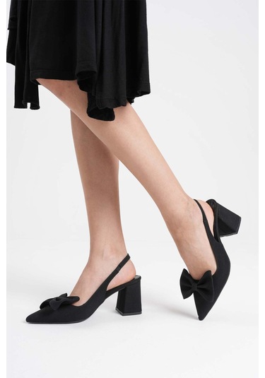 Candy Siyah Kadın Topuklu Ayakkabı Muhtelif