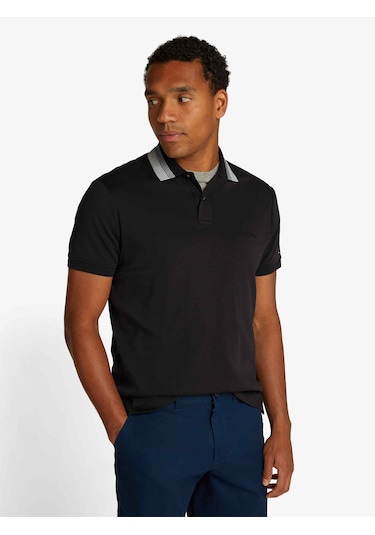 Tommy Hilfiger Tommy Hılfıger Erkek T-shırt Mw0mw38466-bds Siyah