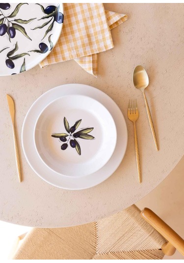 The Mia Olivos 6 Kişilik Yemek Talımı 31 Parça Set 1 Çok Renkli