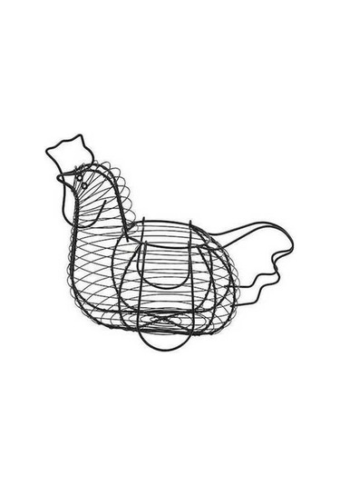 Tongxida Altın Tavuk Şekilli Metal Yumurta Sepeti - Tel Meyve Organizatörü - Yüksek Kalite Çok Renkli Çok Renkli