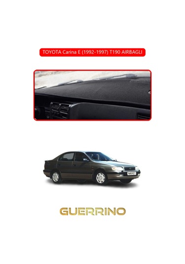 Toyota Carina E 1992-1997 T190torpido Koruma Halısı Kırmızı Kenar Uyumlu