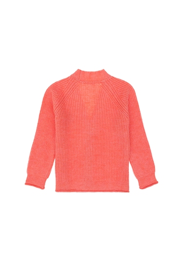 U.s. Polo Assn. Kız Çocuk Nar Çiçeği Hırka Triko 50297178-vr239 Nar Nar Çiceği