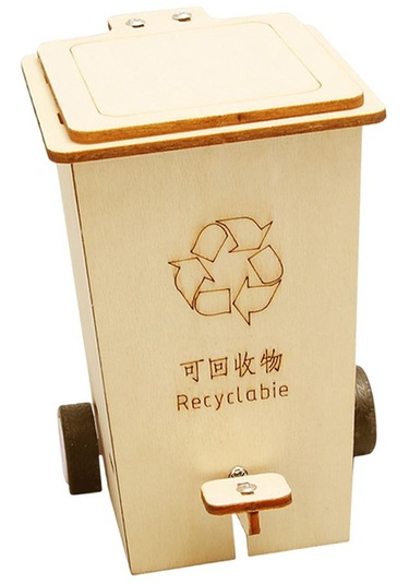 Homyl Flip Çöp Tenekesi Dıy 3d Geri-dönüştürülebilir