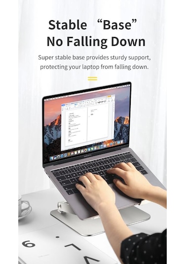 Rock Alüminyum Ergonomik Tam Ayarlı Apple Uyumlu MacBook Standı