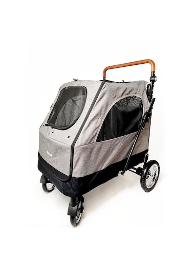 Zampa Stroll Kedi & Köpek Arabası Gri 69x81x110cm