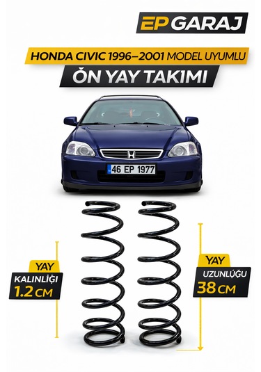 Honda Civic 1996 2001 Model Uyumlu Ön Yay Takımı Oem Ürün