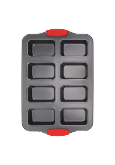 Shineyee 8'li Karbon Çelik Hamur Kalıbı, Anti Yapışkan Kaplama, Fırıncı Gereci, Pastalar Ve Cheesecakeler İçin Ev Fırın Aleti Diğer