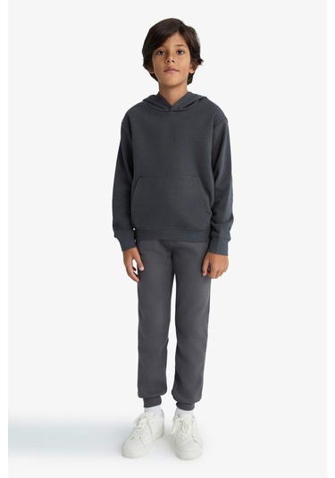 Defacto Erkek Çocuk Beli Lastikli Kalın Eşofman Altı W0773a625wnar126 Antrasit