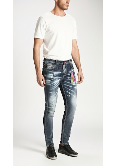 Barmore Erkek Jean Mavi Mavi