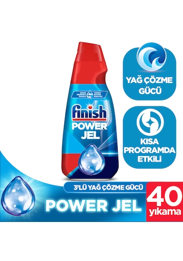 Finish Hepsi Bir Arada Konsantre Jel Bulaşık Makinesi Deterjanı 1 L