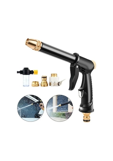 Su Tabancası Seti B-taşınabilir Araba Yıkama Yüksek Basınçlı Su Püskürtme Tabancası Köpük Su Tabancası Sulama Başlıkları 45149534
