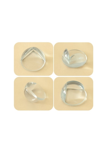 Portakal Safety Şeffaf Köşe Koruyucu 4'lü Çok Renkli