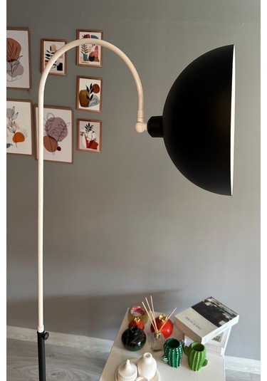 Legend Lambader Hareketli Başlık Modern Dekoratif Metal Oturma Odası Çalışma Odası Lambası Siyah