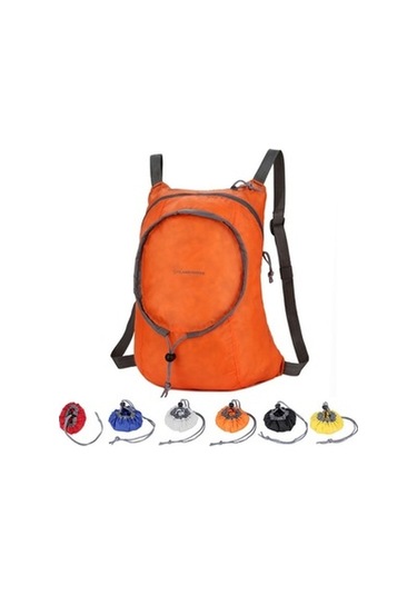 Zcjb Naylon Su Geçirmez Katlanabilir Hafif Depolama Katlanır Sırt Çantası Beyaz Beyaz