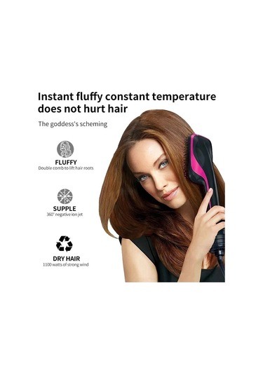 Lixiaqu01 Saç Kurutma Makinesi Bir Adım Elektrikli Sıcak Hava