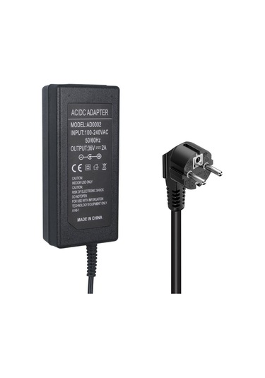 Powermaster 36 Volt 2 Amper 3 Pin Scooter Şarj Adaptörü Cihazı Ad0002