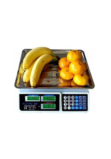 40 Kg Elektronik Terazi 2 Gr 5224 Çok Renkli