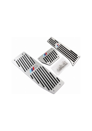 Autogp Bmw E87 Pedal Seti Takımı Otomotik 3 Parça ///m Logolu Vidalı Oem5656
