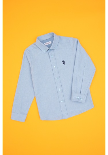 U.s. Polo Assn. Erkek Çocuk Açık Mavi Gömlek Basic 50316769-vr003 Acık Mavı