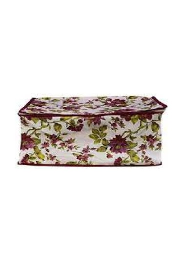 Bebesi Gül Desenli 3 Adet Hurç 30x40x59 Cm Beyaz