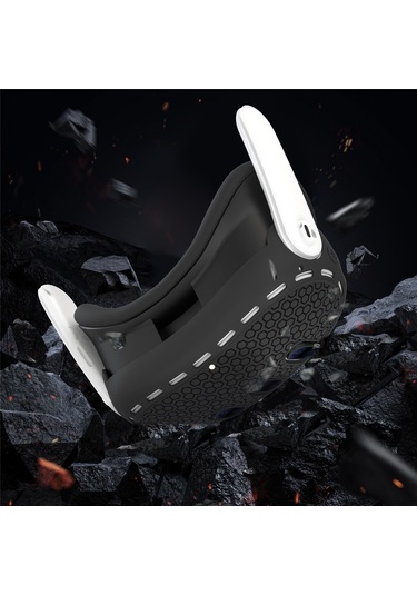 Meta Quest 3 Vr Kulaklık Çizilmez Silikon Kaplama İçin Koruyucu Kılıf - Beyaz