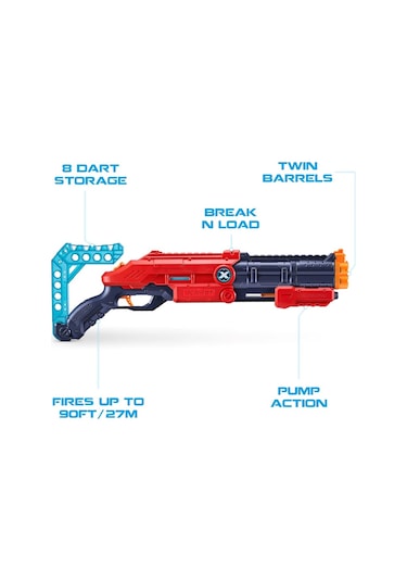 X-shot Excel Vigilante 24 Mermili Sünger Dart Atan Silah 55 Cm