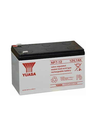 Yuasa NP7-12 12V 7Ah Bakımsız Kuru Akü