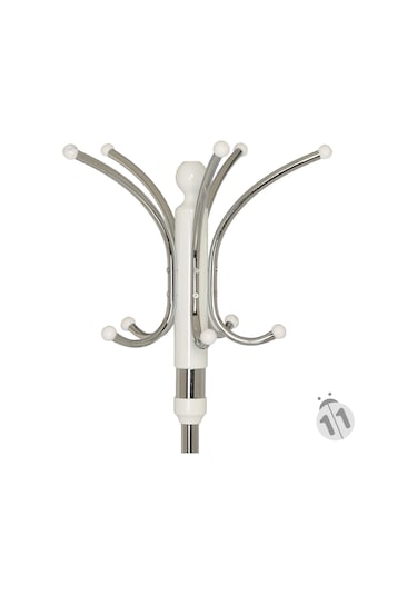 Demirelindirim Portmanto Ayaklı Askılık Beyaz -Palmiye Tasarım Imalattan Satış Beyaz