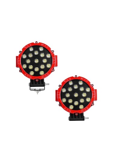 Off road sis lambsı 17 powrledli 51W krmz çerçv tk. 12-48v / LASS289