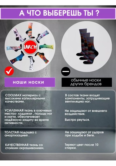 Larch Baskılı Kompresyon Çorapları 182995113 Beyaz