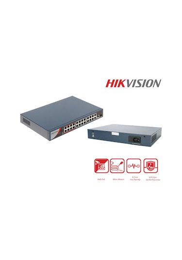 Hikvision Ds 3E0326P E/M B 24 Port Poe Switch
