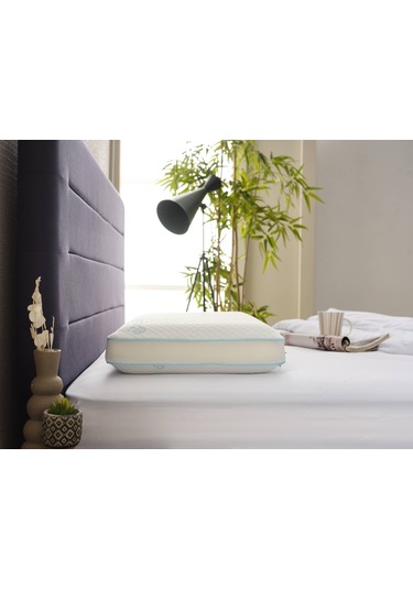 Oxydeep - Yorgunluk Önleyici Yastık - Uyku Düzenleyen Yastık - Nefes Alabilen Ortopedik Visko Yastık 1 Adet Çok Renkli