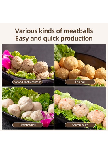 Youmex Ev İçi El Pressli Beş Delikli肉丸oluşturucu, Şeffaf多功能kapaçklı, Manuel Hamur Sıkma, Topak Şekillendirici, Kızartma/halka Pişirme, Karides/balık Çorbası模子, Turuncu Turuncu