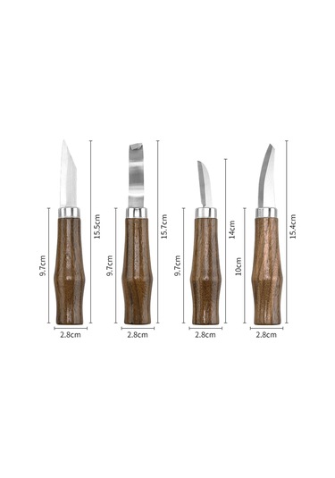 Suntek 7x Ahşap Oyma Bıçağı Kiti Ağaç İşleme Kesici
