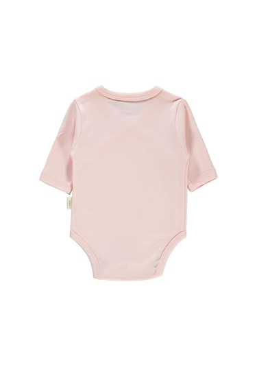 Civil Baby Bebek Organik Çıtçıtlı Badi 0-6 Ay Pembe