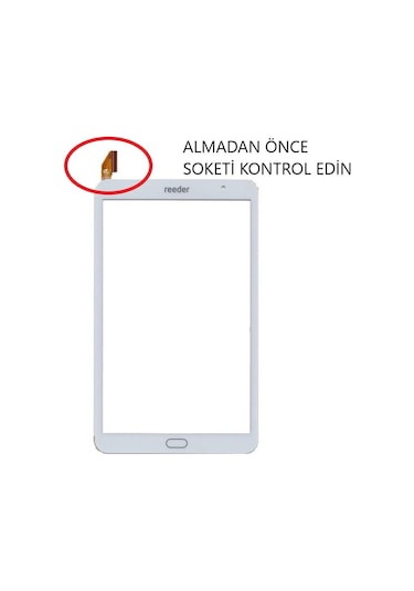 Reeder Uyumlu M8 Go Dokunmatik Beyaz