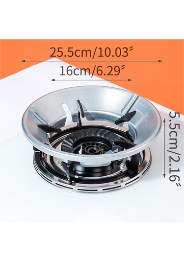 Jeemson Gaz Ocağı Yalıtkan Isı Toplayıcı Kalkanı - 5 Açık, Enerji Tasarruflu, Anti Kayma Allyuminyum Mutfak Tutucu