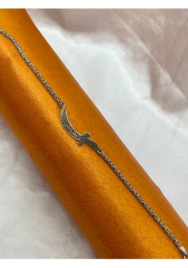 Kelepçeli Kı Lıç Gümüş Erkek Bileklik F160020101