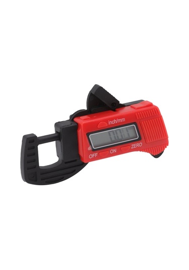 Mufunye Plastik Dijital Kalınlık Ölçer Mavi - 0-12.7mm Aralığı, 0.1mm Hassasiyet, Metrik/inç Dönüşümü, Otomatik Kapatma - Kağıt, Filim, Tel Ve更多üçün