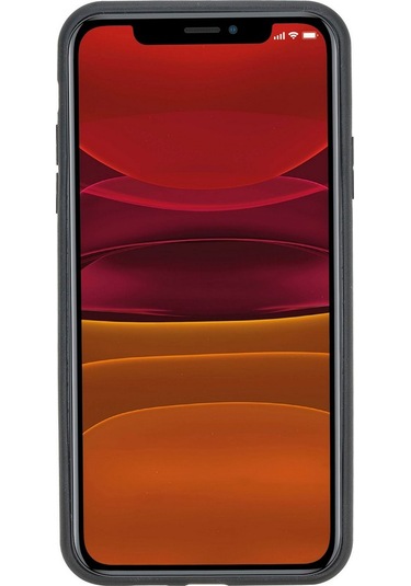 Bouletta Apple Uyumlu iPhone 11 Pro Max Deri Arka Kapak Fxcp Tn3 Kahverengi