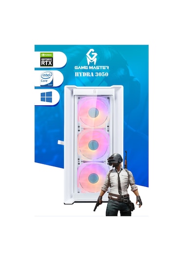 Game Master Hydra3050 i5-12400F 16 GB 512 GB RTX3050 Free Dos Masaüstü Oyuncu Bilgisayarı