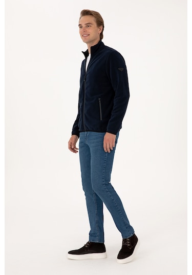 U.s. Polo Assn. Erkek Lacivert Hırka Örme 50313779-vr033 Lacivert