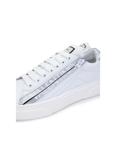 Mario Valentino Kadın Hakiki Deri Beyaz/gümüş Sneakers & Spor Ayakkabı 1040 91s3902 Bn Ayk Y24 Whıte/sılver Beyaz - Gümüş