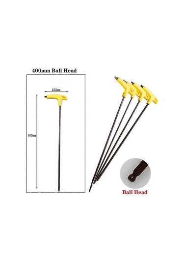 Ekstra Uzun Kol T Saplı Altıgen Anahtar 400 Mm Düz/bilye Başlı Altıgen Soket Tornavida Çift Uçlu Allen Anahtarları Araba Tamiri İçin H2 Kısa Diğer