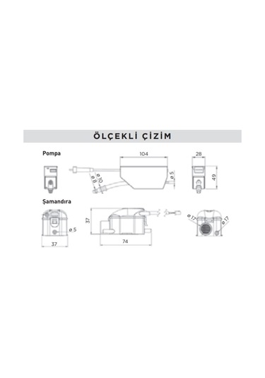 Sanicondens Clim Mini Klima Drenaj Pompası