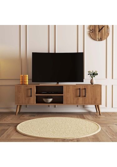 1586 EXXEN 150 CM AHŞAP AYAKLI TV ÜNİTESİ